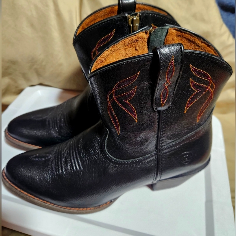 Ariat Darlin Western Boots "Old Black" Womens Size 10B (Regular)